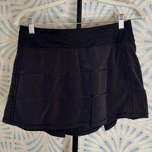 lululemon athletica Black Athletic Skort